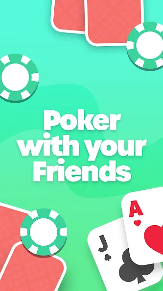 Скачать Poker with Friends - EasyPoker последней версии — Безлимитные фишки и открыты все столы — скриншот 1