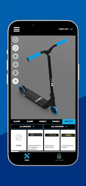 Мод Scooter 3D custom builder — Безлимитные деньги и все детали открыты, скачать APK — скриншот 3