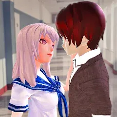 Скачать Anime High School Love Story мод — Романтические приключения без ограничений