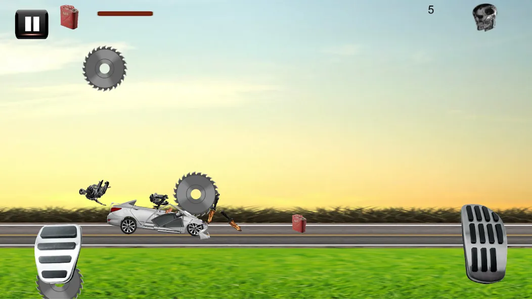 Car Crash 2d на телефон — скачать мод: Разблокированы все машины и трассы — скриншот 3