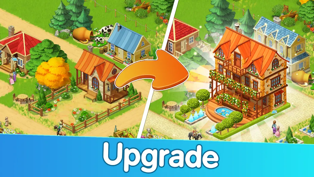 Homesteads: Dream Farm на телефон — скачать мод: Безлимитные деньги и ресурсы — скриншот 3 Homesteads: Dream Farm на телефон — скачать мод: Безлимитные деньги и ресурсы — скриншот 3