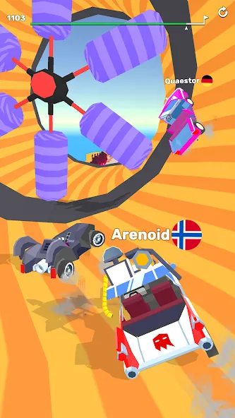 Скачать Ramp Racing 3D — Extreme Race последней версии — Безлимитные деньги и все машины — скриншот 3 Скачать Ramp Racing 3D — Extreme Race последней версии — Безлимитные деньги и все машины — скриншот 3