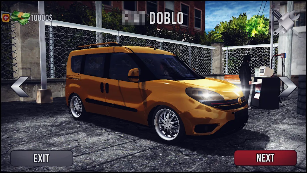 Doblo Drift Simulator MOD APK: Безлимитные деньги и топливо — скриншот 1