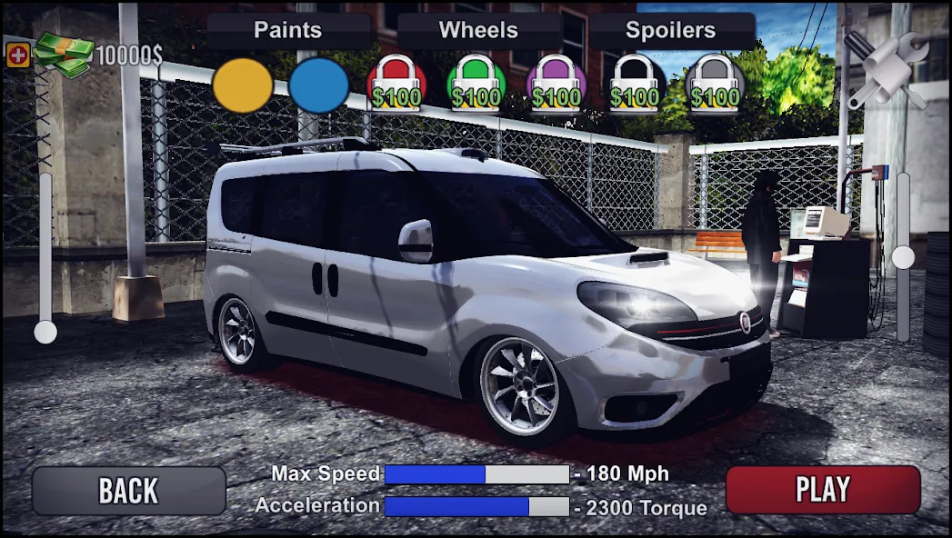 Doblo Drift Simulator MOD APK: Безлимитные деньги и топливо — скриншот 2