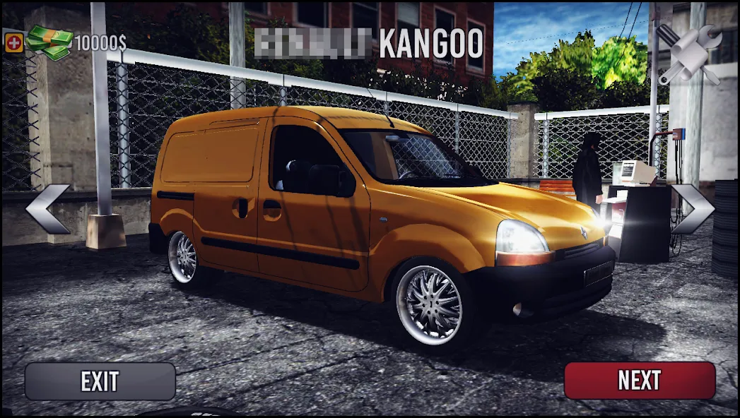 Kango Drift Simulator на телефон — скачать мод: Безлимитные деньги и тюнинг автомобилей — скриншот 1