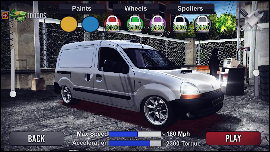Kango Drift Simulator на телефон — скачать мод: Безлимитные деньги и тюнинг автомобилей — скриншот 2