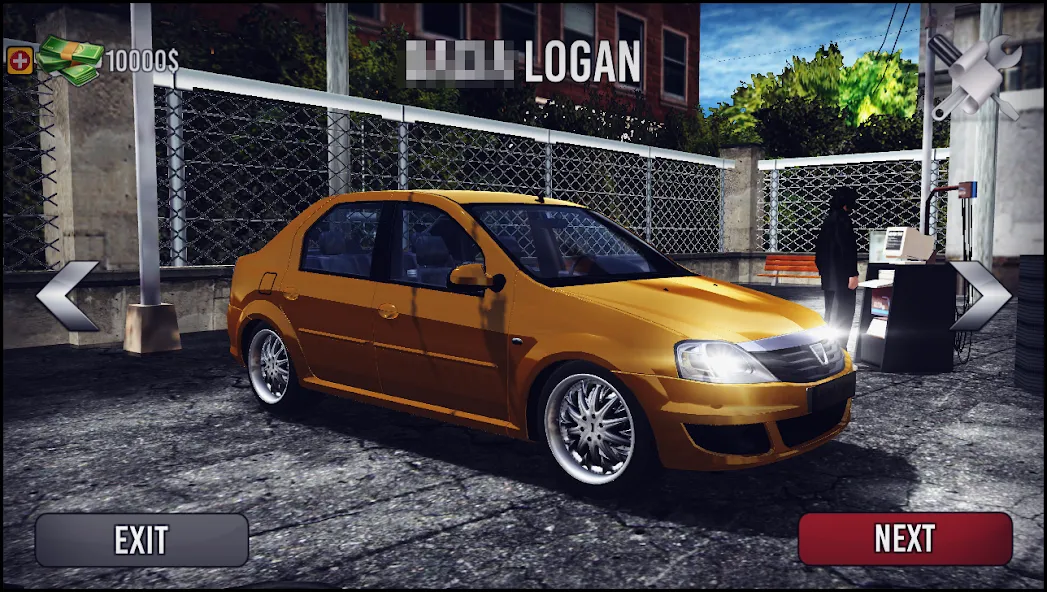 Logan Drift Simulator — скачать мод: Безлимитные деньги и топливо — скриншот 1