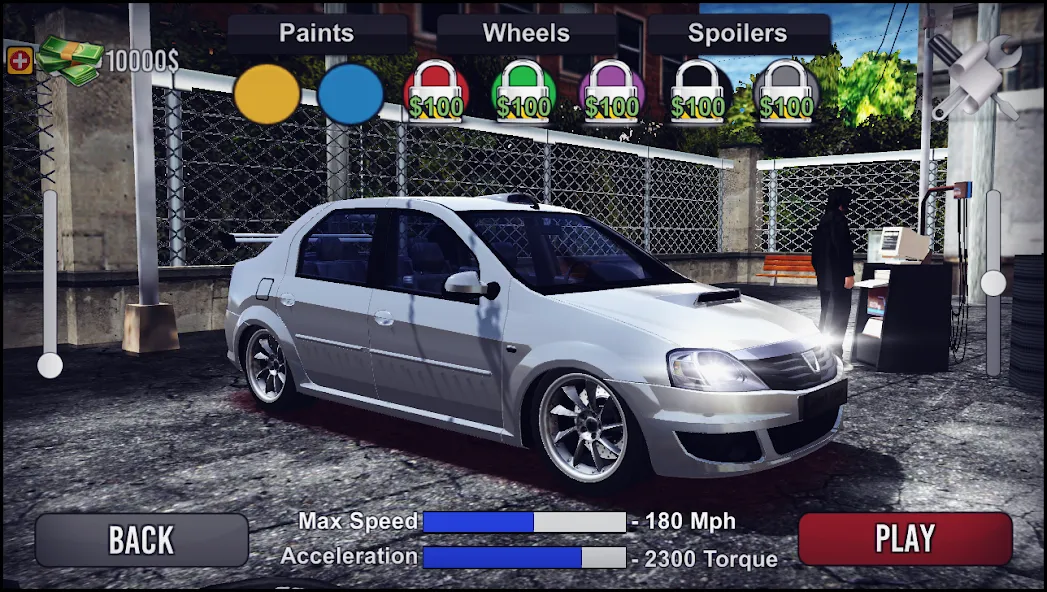 Logan Drift Simulator — скачать мод: Безлимитные деньги и топливо — скриншот 2
