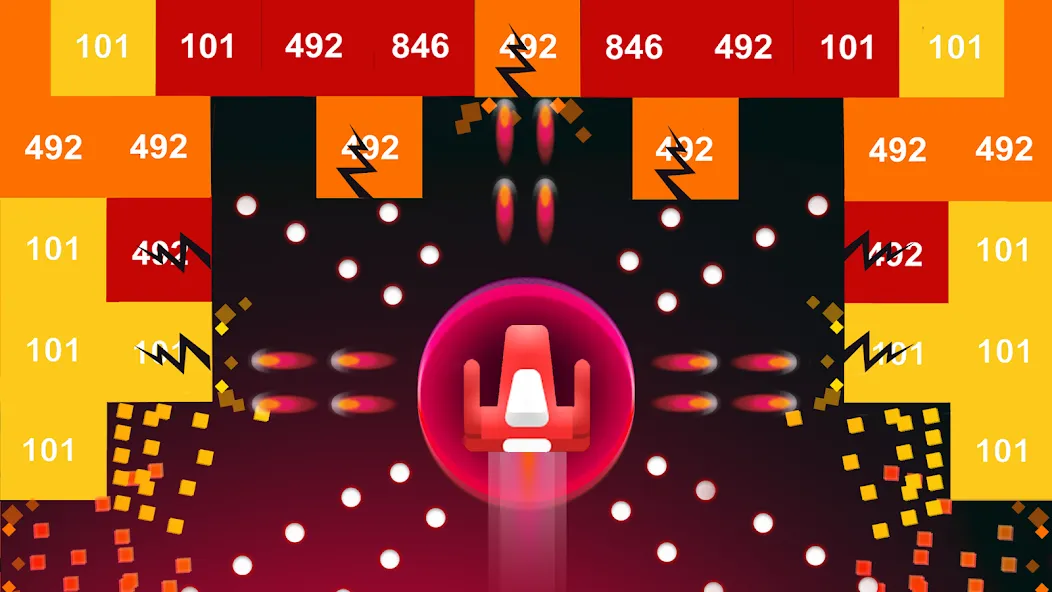Fire Hero 2D — Space Shooter (Мод: Безлимитные патроны и жизни) — скачать на Андроид — скриншот 1
