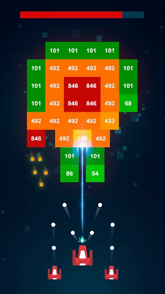 Fire Hero 2D — Space Shooter (Мод: Безлимитные патроны и жизни) — скачать на Андроид — скриншот 4