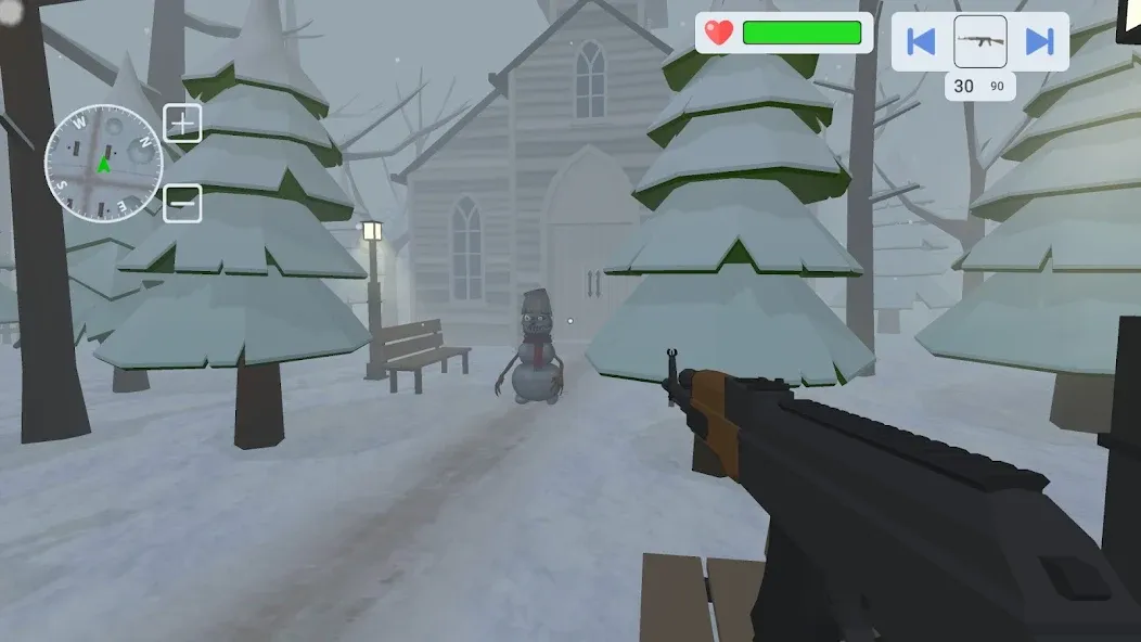 Evil Snowmen 2 — взломанная версия, Безлимитные монеты и патроны — скриншот 1 Evil Snowmen 2 — взломанная версия, Безлимитные монеты и патроны — скриншот 1