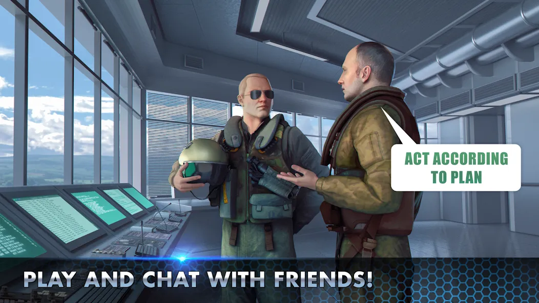 Modern Warplanes: PvP Warfare мод на Андроид: Безлимитные деньги и все самолёты — скриншот 3 Modern Warplanes: PvP Warfare мод на Андроид: Безлимитные деньги и все самолёты — скриншот 3