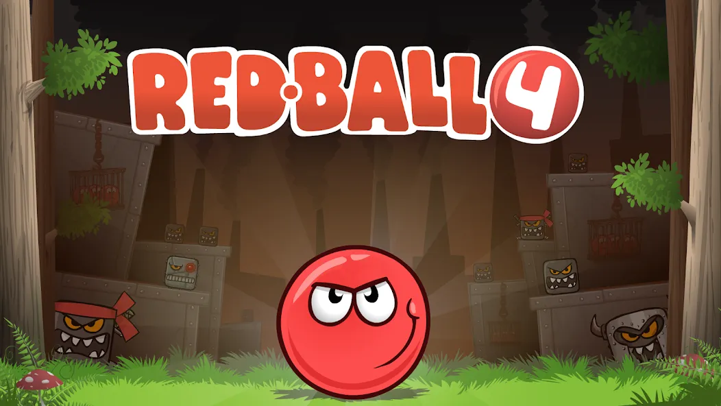Red Ball 4 (Мод: Безлимитные жизни и открыты все уровни) — скачать на Андроид — скриншот 1