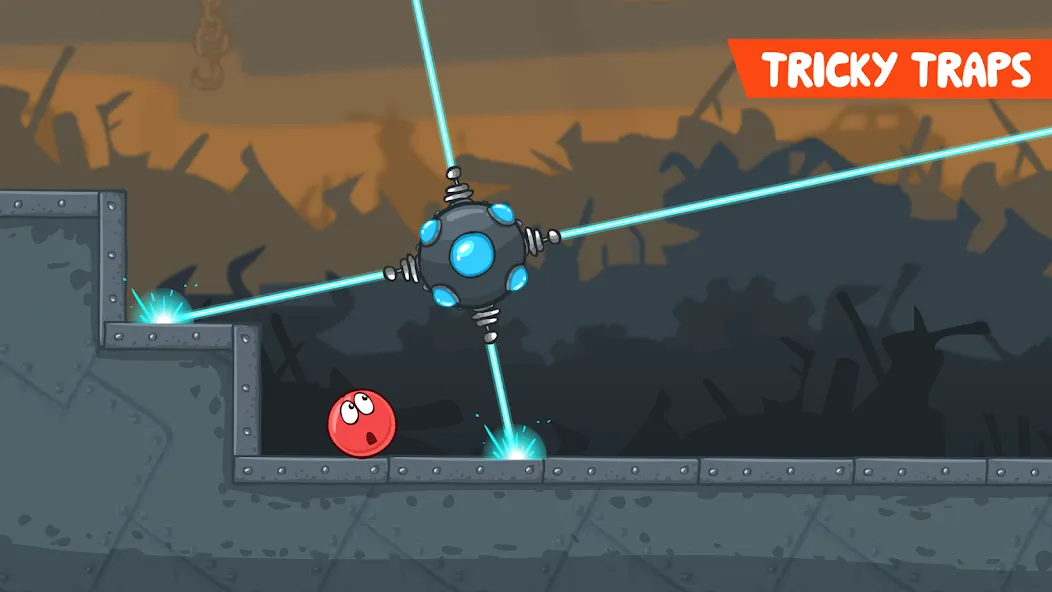 Red Ball 4 (Мод: Безлимитные жизни и открыты все уровни) — скачать на Андроид — скриншот 5