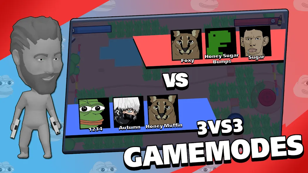 Brawl Memes - Meme Battle взломанный APK — Безлимитные монеты и разблокированные мемы — скриншот 3 Brawl Memes - Meme Battle взломанный APK — Безлимитные монеты и разблокированные мемы — скриншот 3