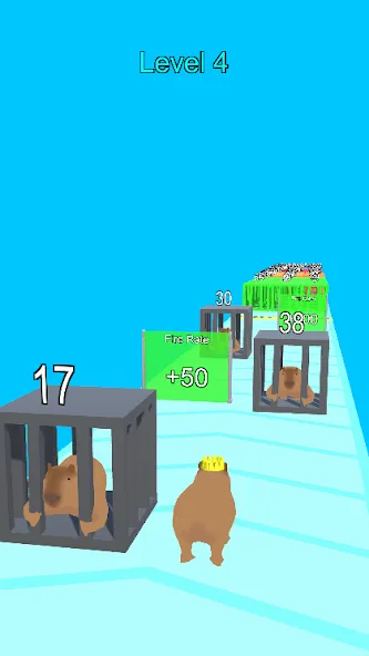 Capybara Run на телефон — скачать мод: Бесконечные монеты и ускорение бега — скриншот 1 Capybara Run на телефон — скачать мод: Бесконечные монеты и ускорение бега — скриншот 1