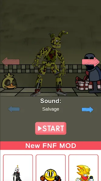 FNF Springtrap Mod Test взлом на Андроид — Тестируйте движения спрингтрапа — скриншот 1 FNF Springtrap Mod Test взлом на Андроид — Тестируйте движения спрингтрапа — скриншот 1