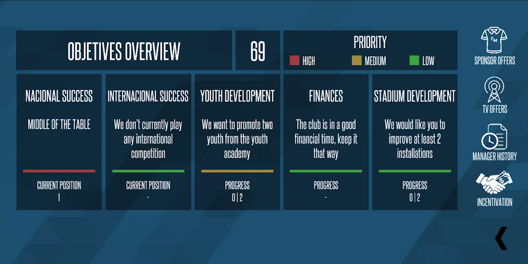 Mobile Football Manager — последняя версия с модом (Безлимитные деньги и энергия) — скриншот 4