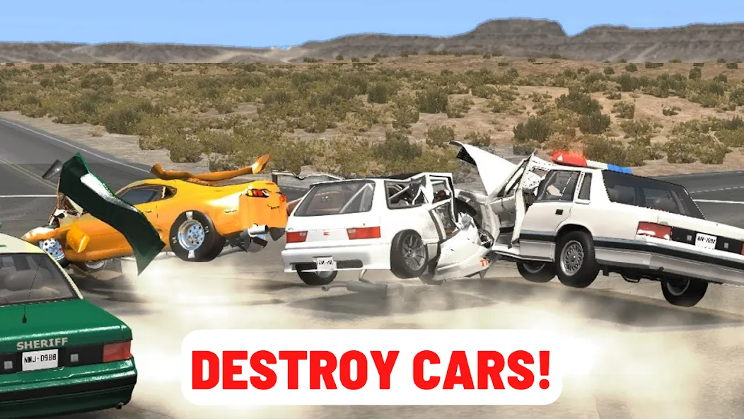 Car Crashing Simulator MOD APK: Безлимитные деньги и все машины — скриншот 1 Car Crashing Simulator MOD APK: Безлимитные деньги и все машины — скриншот 1