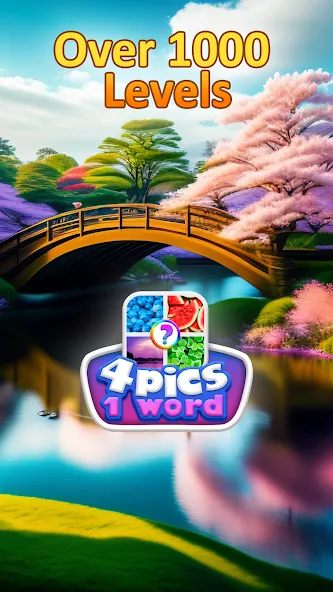 Скачать мод 4 Pics 1 Word: Guessing Games — Безлимитные подсказки и открыты все уровни — скриншот 5 Скачать мод 4 Pics 1 Word: Guessing Games — Безлимитные подсказки и открыты все уровни — скриншот 5