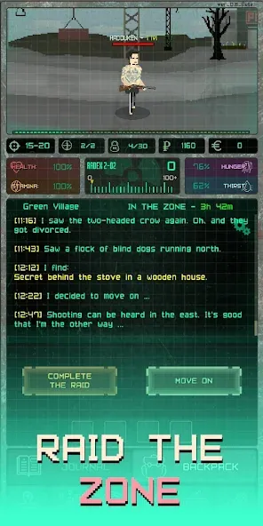 Pocket ZONE взломанный APK — Много ресурсов и открыты все зоны — скриншот 4