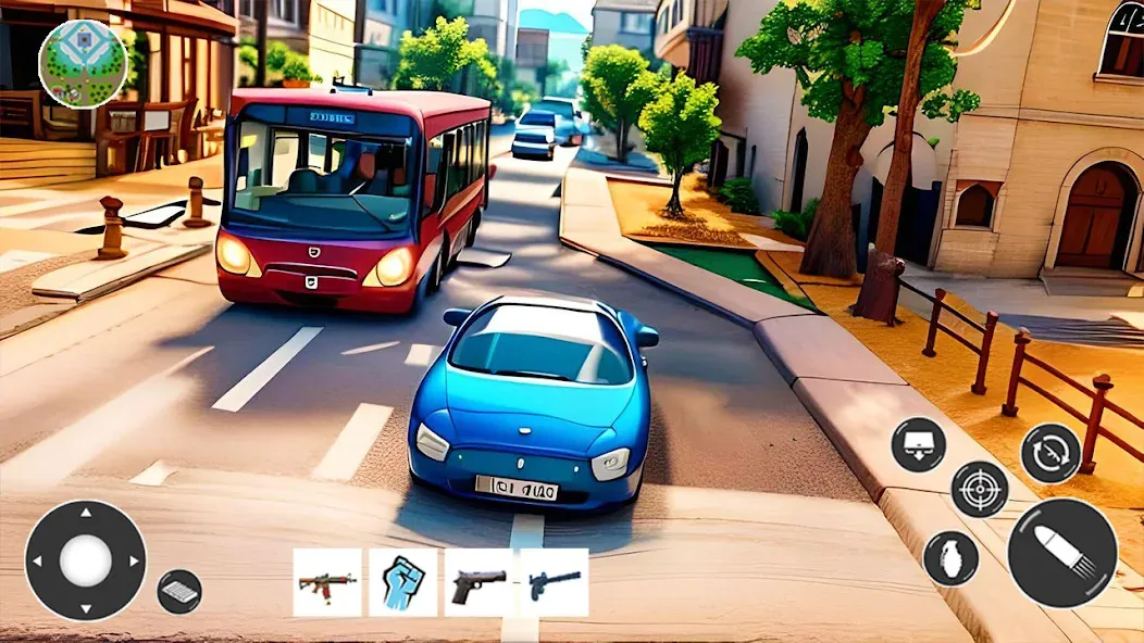 Gangster Car Theft Games взлом APK — Безлимитные деньги и машины — скриншот 1