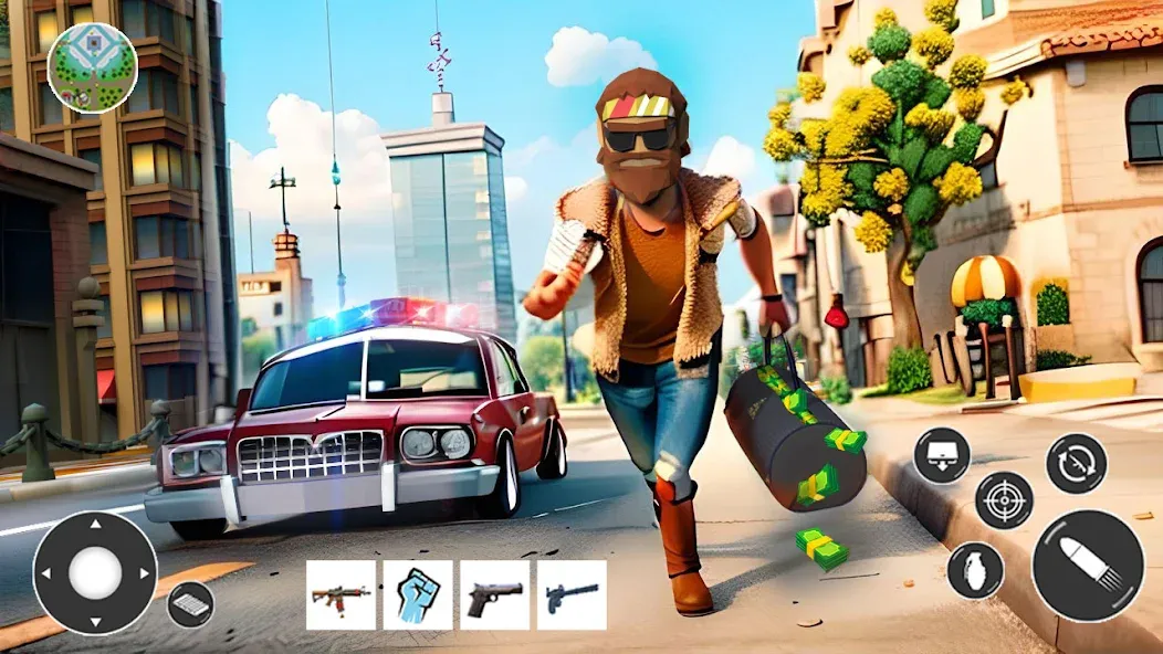 Gangster Car Theft Games взлом APK — Безлимитные деньги и машины — скриншот 3
