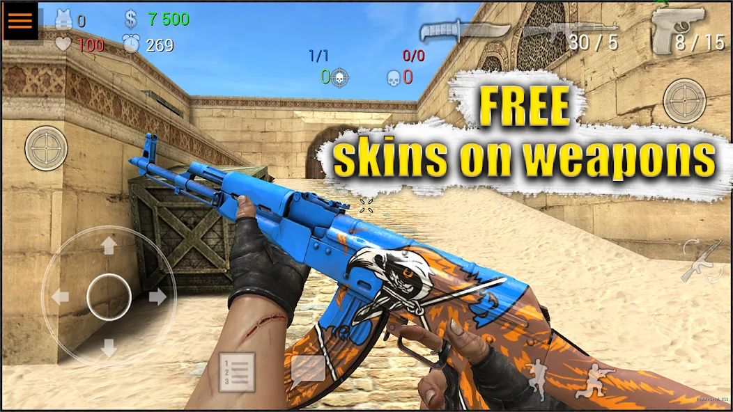 Special Forces Group 2 взломанный APK — Безлимитные деньги и оружие — скриншот 1