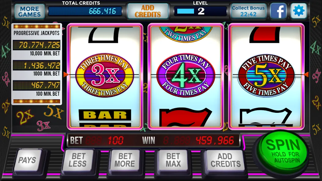 777 Slots Casino Classic Slots взломанный APK — Безлимитные монеты и джекпоты — скриншот 3