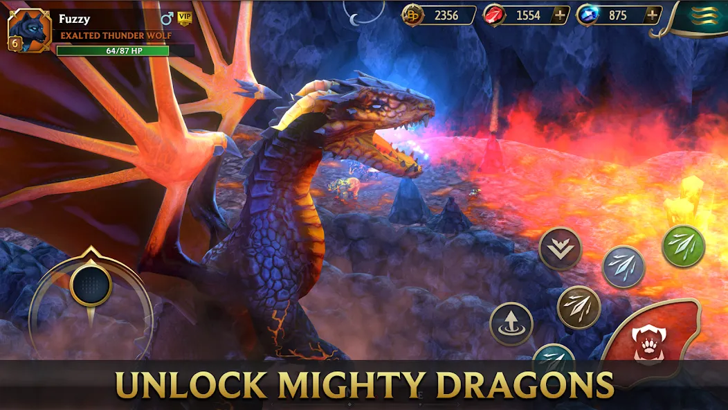 Wolf Tales - Wild Animal Sim (Мод: Много денег и всё открыто) — скачать на Андроид — скриншот 4 Wolf Tales - Wild Animal Sim (Мод: Много денег и всё открыто) — скачать на Андроид — скриншот 4
