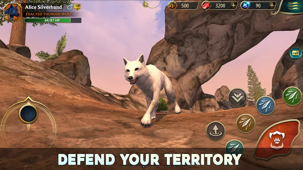 Wolf Tales - Wild Animal Sim (Мод: Много денег и всё открыто) — скачать на Андроид — скриншот 5 Wolf Tales - Wild Animal Sim (Мод: Много денег и всё открыто) — скачать на Андроид — скриншот 5