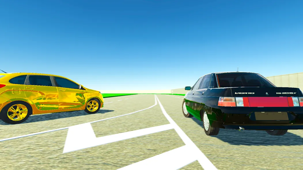 Lada Drift Simulator - Online на телефон — скачать мод: Безлимитные деньги и все машины открыты — скриншот 3