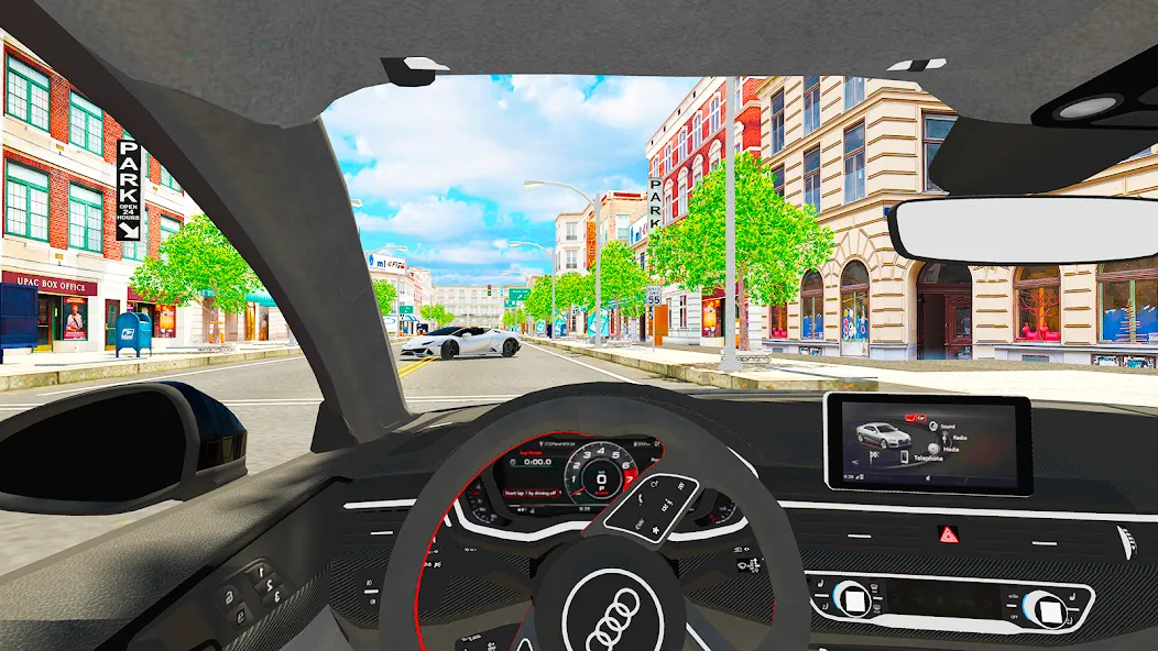 Скачать Car Driving Simulator: Online — Безлимитные деньги и все машины — скриншот 3