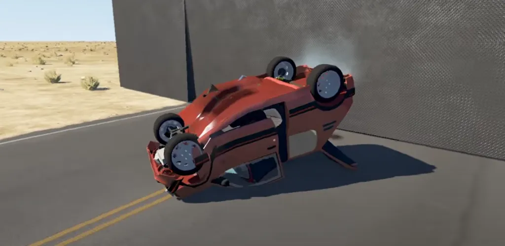 Мод Realistic Car Crash Simulator — Безлимитные деньги и открыты все машины, скачать APK — скриншот 1