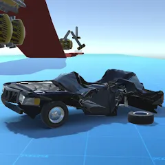 Мод Realistic Car Crash Simulator — Безлимитные деньги и открыты все машины, скачать APK