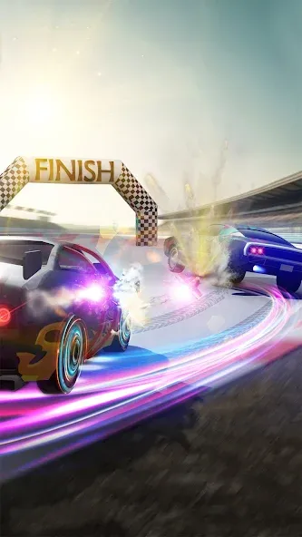 Скачать Top Race : Car Battle Racing бесплатно — Безлимитные деньги и топовые машины — скриншот 1