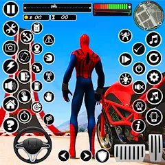 Superhero Tricky Bike Stunt — последняя версия с модом (Безлимитные деньги и все байки)