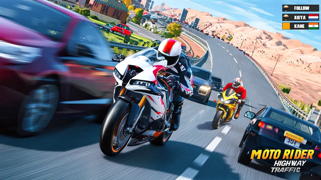Скачать Moto Racing 3d Motorcycle Game мод — Безлимитные деньги и все трассы открыты — скриншот 4