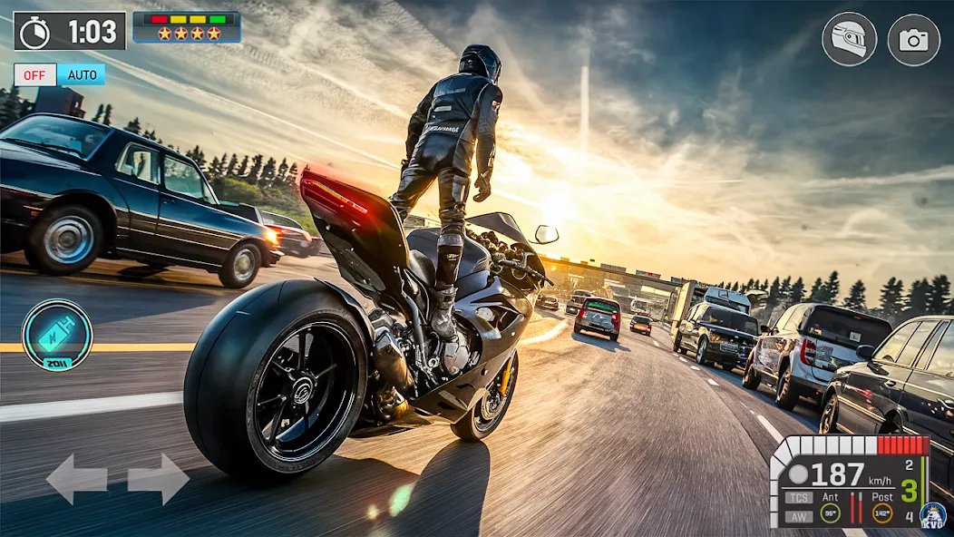 Скачать Moto Racing 3d Motorcycle Game мод — Безлимитные деньги и все трассы открыты — скриншот 5