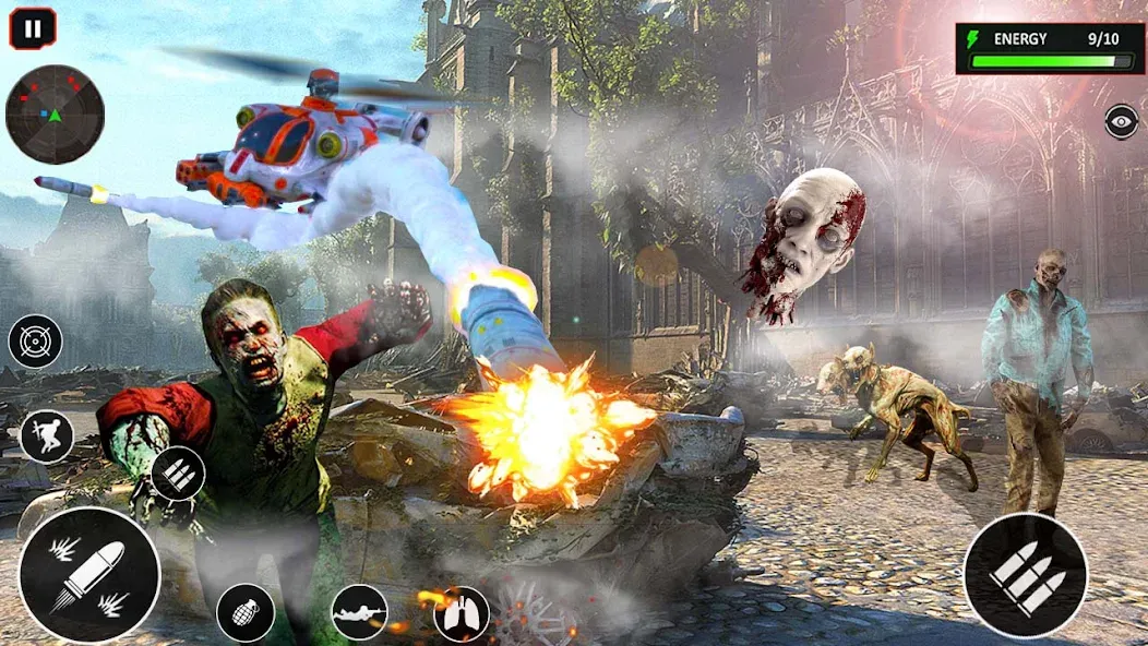 Sniper Zombie Shooting бесплатно на Андроид — мод: Много денег и открыты уровни — скриншот 2 Sniper Zombie Shooting бесплатно на Андроид — мод: Много денег и открыты уровни — скриншот 2