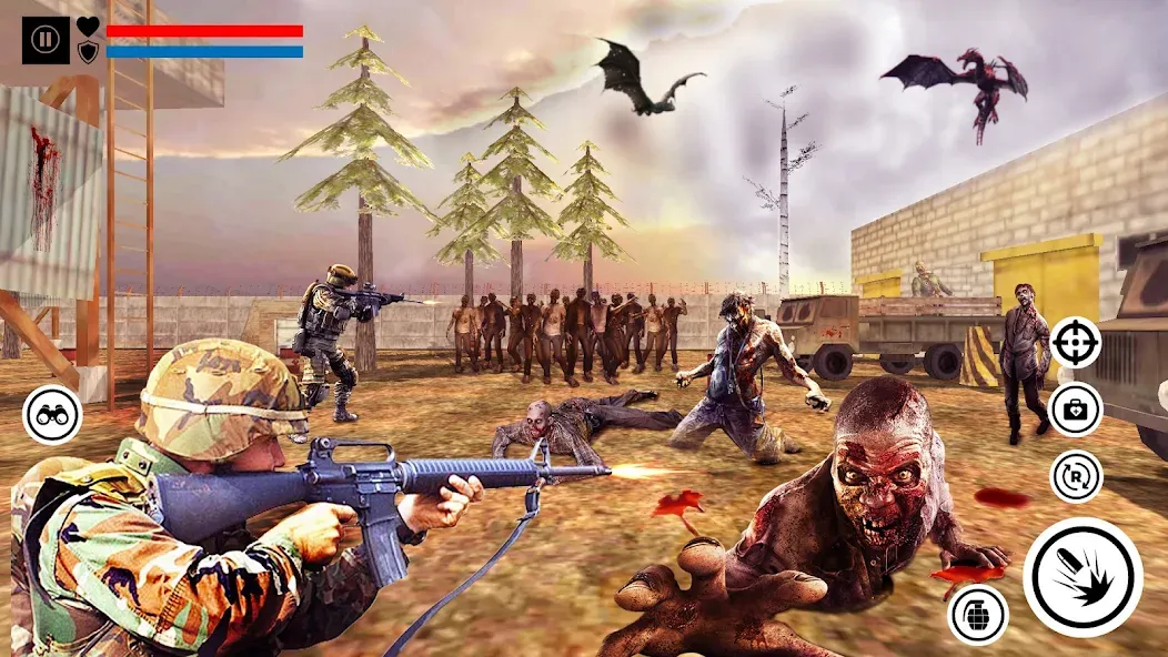 Sniper Zombie Shooting бесплатно на Андроид — мод: Много денег и открыты уровни — скриншот 3 Sniper Zombie Shooting бесплатно на Андроид — мод: Много денег и открыты уровни — скриншот 3