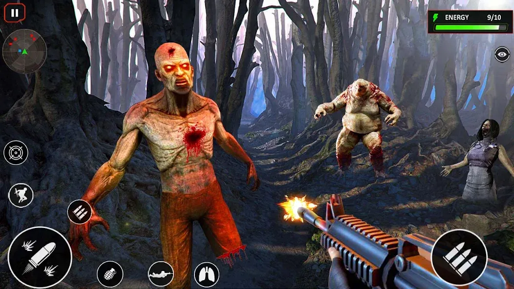 Sniper Zombie Shooting бесплатно на Андроид — мод: Много денег и открыты уровни — скриншот 5 Sniper Zombie Shooting бесплатно на Андроид — мод: Много денег и открыты уровни — скриншот 5