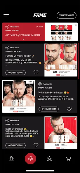 FAME MMA APP MOD APK: Эксклюзивные бои и бонусы — скриншот 1