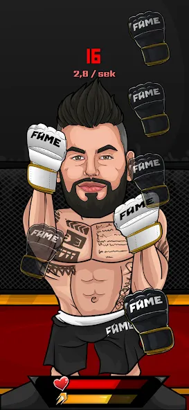 FAME MMA APP MOD APK: Эксклюзивные бои и бонусы — скриншот 3
