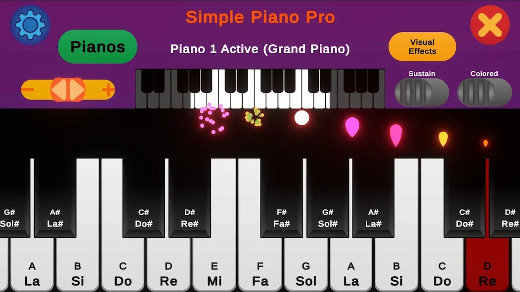 Скачать взлом Simple Piano Pro — Разблокированы все песни и ноты — скриншот 2 Скачать взлом Simple Piano Pro — Разблокированы все песни и ноты — скриншот 2