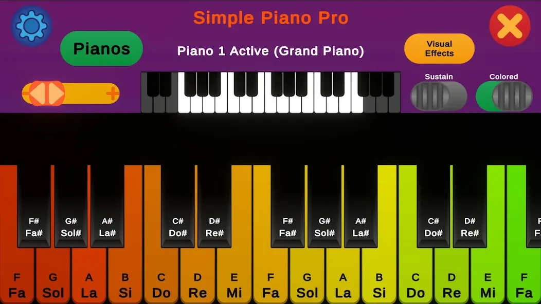 Скачать взлом Simple Piano Pro — Разблокированы все песни и ноты — скриншот 4 Скачать взлом Simple Piano Pro — Разблокированы все песни и ноты — скриншот 4