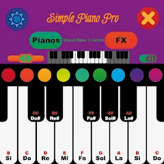 Скачать взлом Simple Piano Pro — Разблокированы все песни и ноты