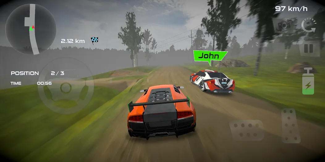 Rally Car : Extreme Fury Race мод на Андроид: Безлимитные деньги и все машины открыты — скриншот 2 Rally Car : Extreme Fury Race мод на Андроид: Безлимитные деньги и все машины открыты — скриншот 2