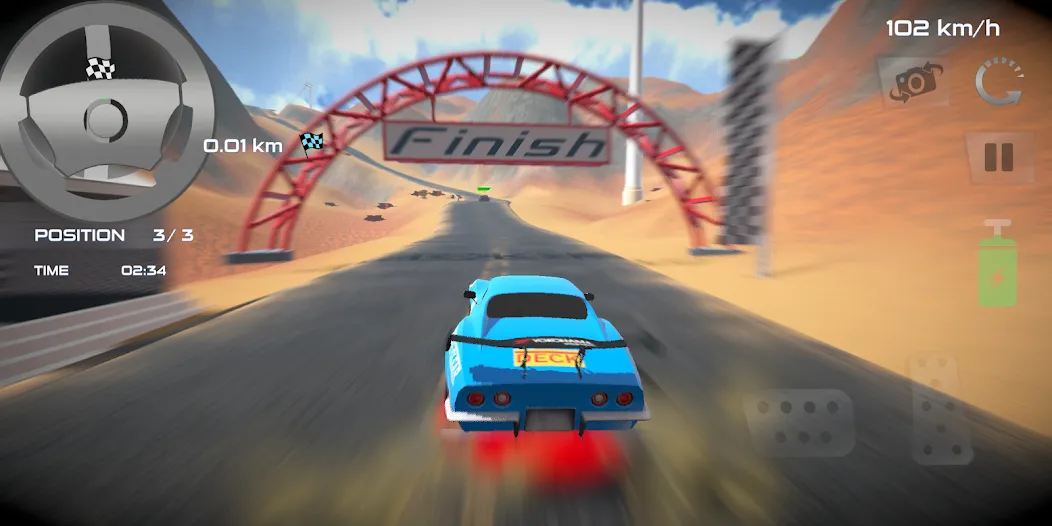 Rally Car : Extreme Fury Race мод на Андроид: Безлимитные деньги и все машины открыты — скриншот 4 Rally Car : Extreme Fury Race мод на Андроид: Безлимитные деньги и все машины открыты — скриншот 4