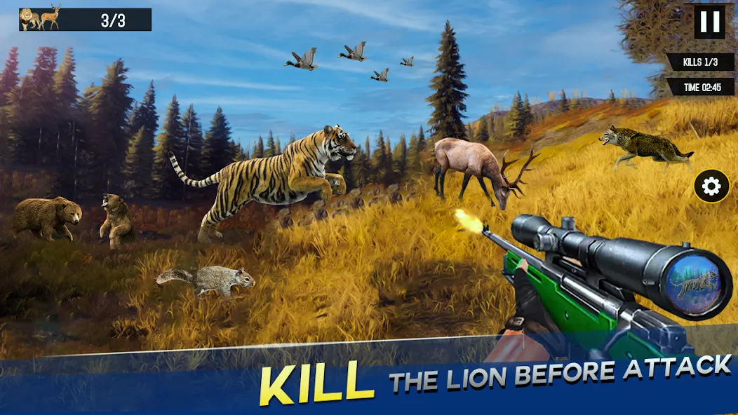 Sniper Animal Deer Hunter Game MOD APK скачать на Андроид — Безлимитные монеты и оружие — скриншот 3 Sniper Animal Deer Hunter Game MOD APK скачать на Андроид — Безлимитные монеты и оружие — скриншот 3